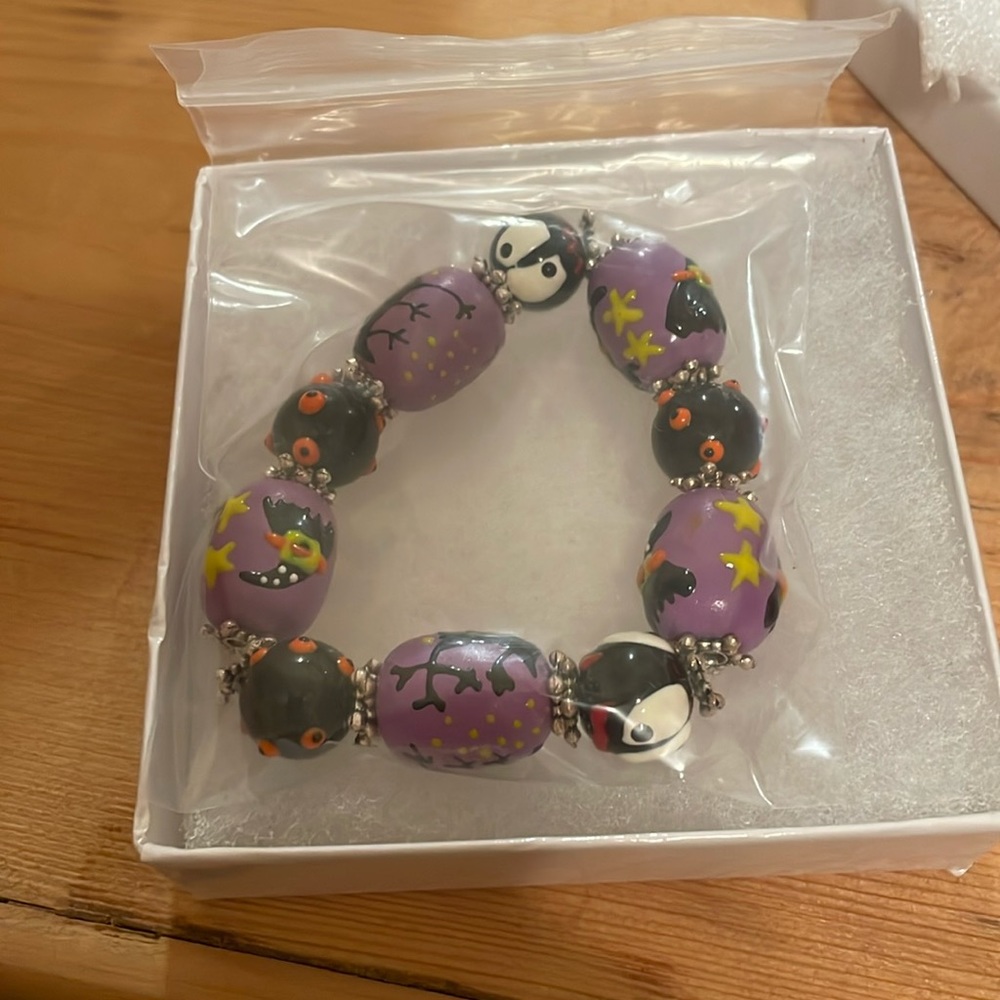 NEW Halloween Bracelet Purple